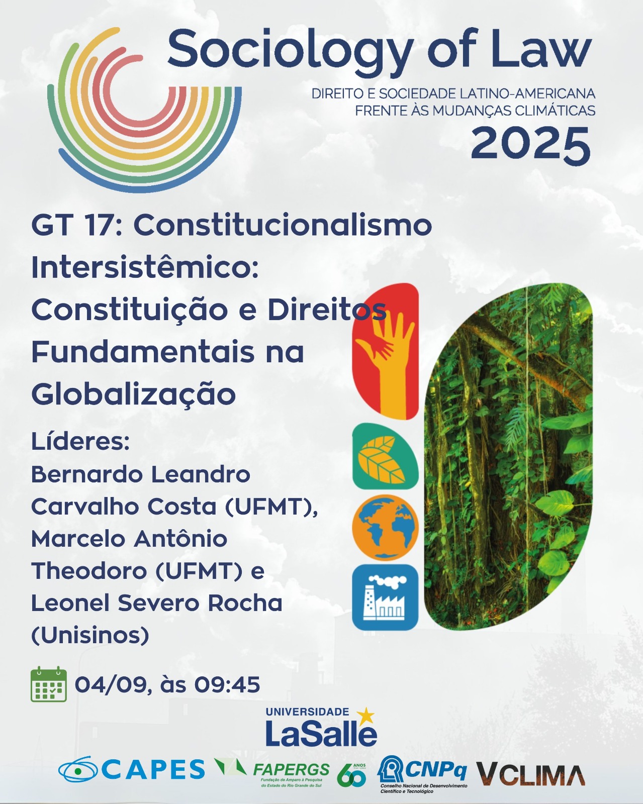 VIII Congresso Sociology of Law discute Direito e Mudanças Climáticas na América Latina