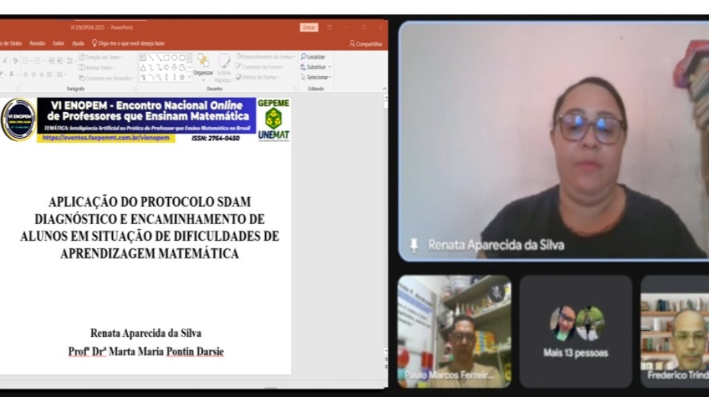 Apresentação durante minicurso